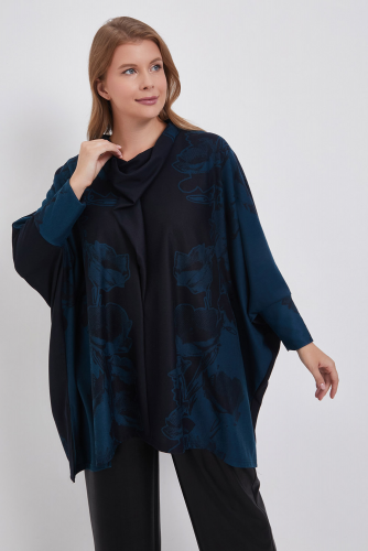 Туника  -пончо 2406002/1 (Олси, Москва) — размеры 62-64, 66-68, 70-72