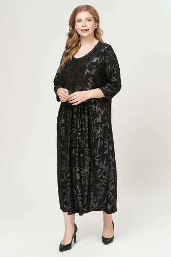 Платье 2005002/2 ( черный) (Олси, Москва) — размеры 64, 66, 68, 70