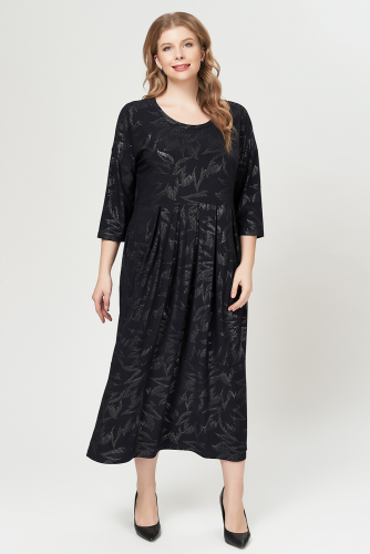 Платье 2005002/1 ( темно-синий) (Олси, Москва) — размеры 66, 68