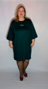 платье-туника "Мили" ( изумруд)