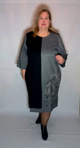 Платье " Ромб цветы" (244)