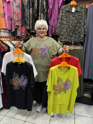 Туника "А740" (Китай, разные фабрики) — размеры 8 xl