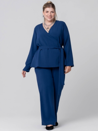 Блузка 34042340-01-08 (Серебряная нить, Москва) — размеры 58, 60, 62, 64, 66