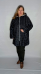 Кардиган  "Джинс" черный горох (Smart-Woman, Россия) — размеры 64-66, 68-70, 72-74, 76-78, 80-82